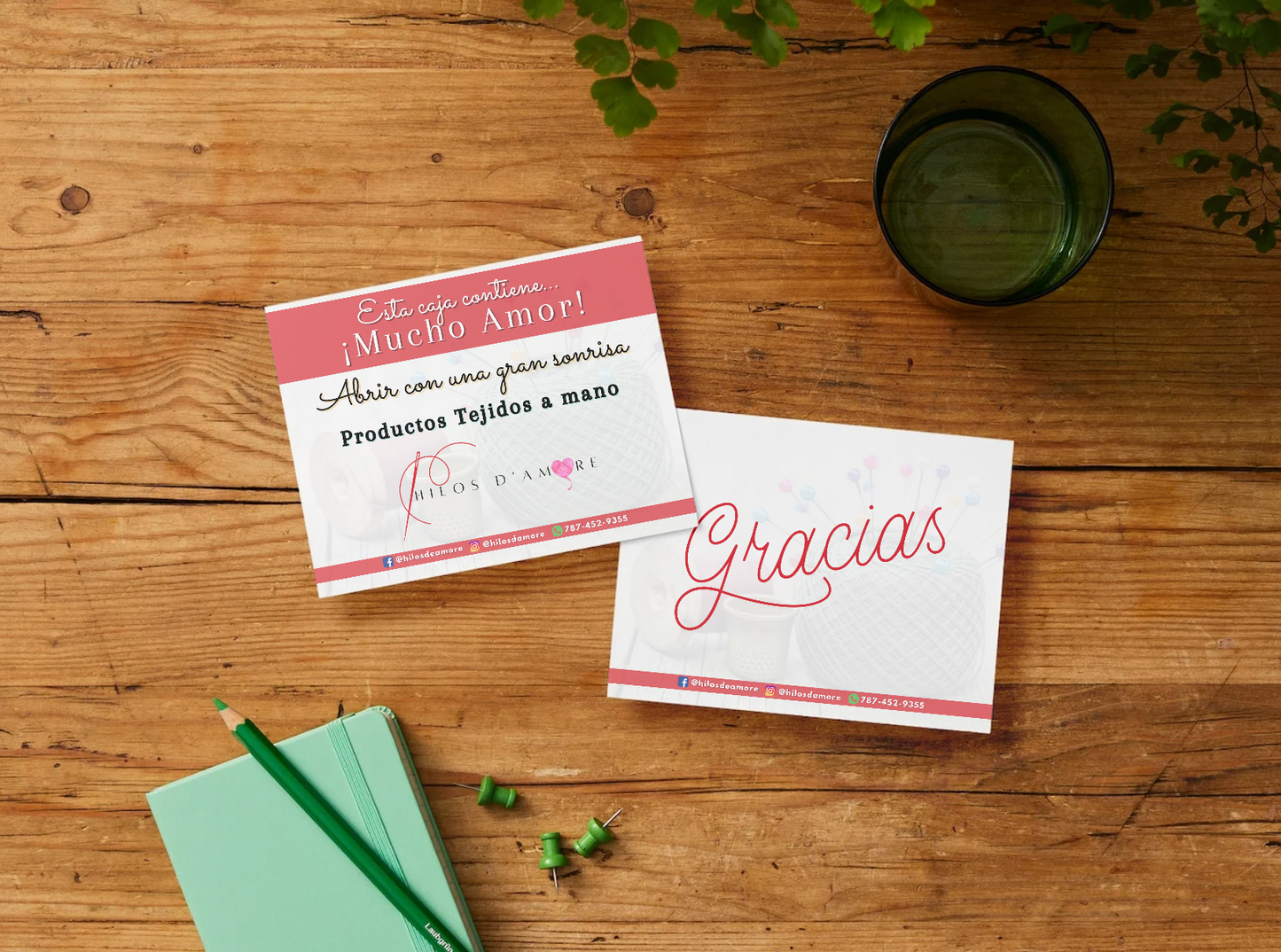 Thank You Cards Personalizadas