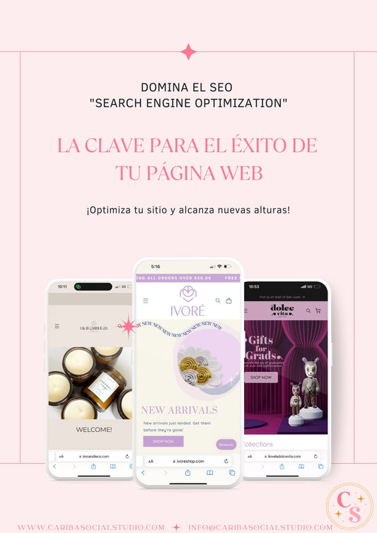Freebie "La Clave para el Exito de tu Página Web" - Cariba Social Studio